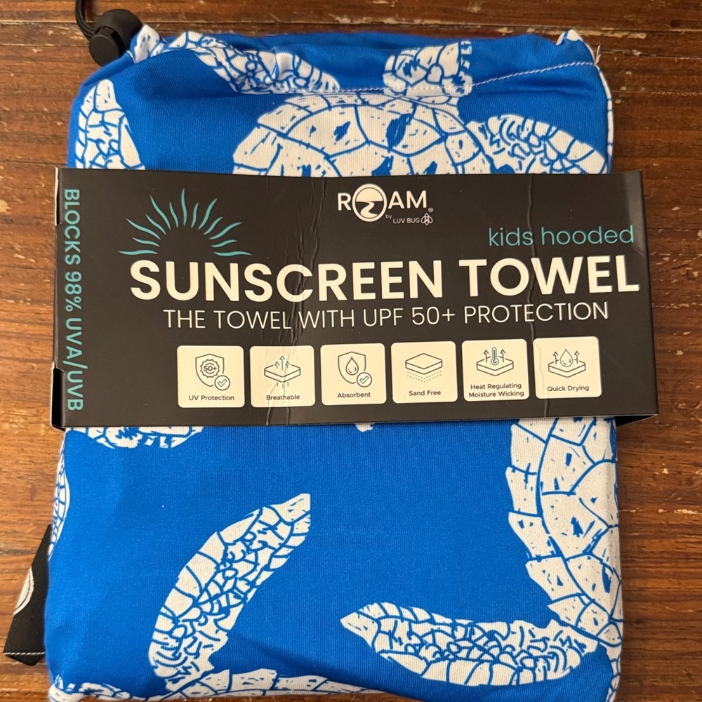 Rozam Kids Hooded Sunscreen Towel